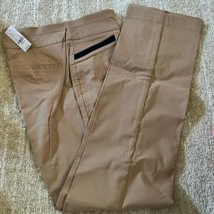 Straight leg pull on trousers